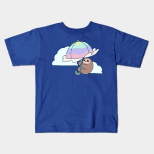 Parasol Sloth Kids T-Shirt